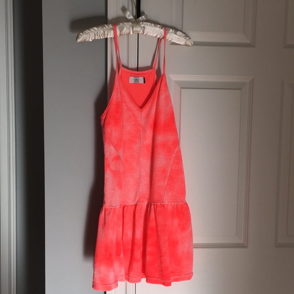 Neon Pink Tie Dye Dolce Vita Dress